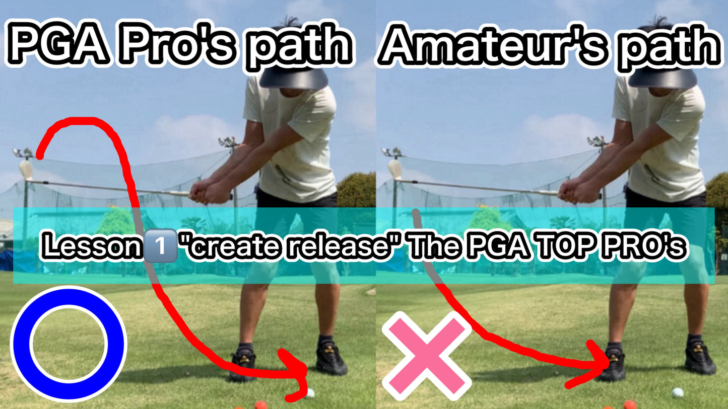 golf swing lesson trainer near me　Lesson ① How to Create【the Release!】